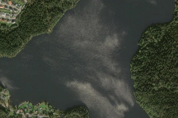 Image satellite des environs de Stora Dalsjön
