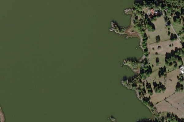 Image satellite des environs de Skirösjön