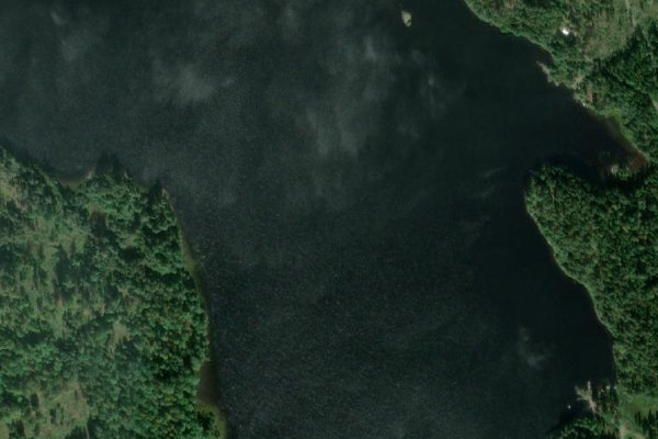 Image satellite des environs de Kiasjön
