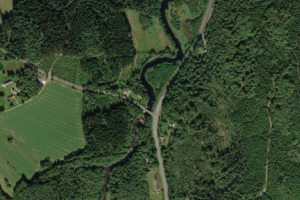 Image satellite des environs de Högvadsån – Ryen