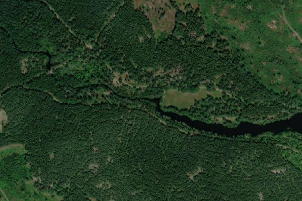 Image satellite des environs de Snärjebäcken – Ebbegärde