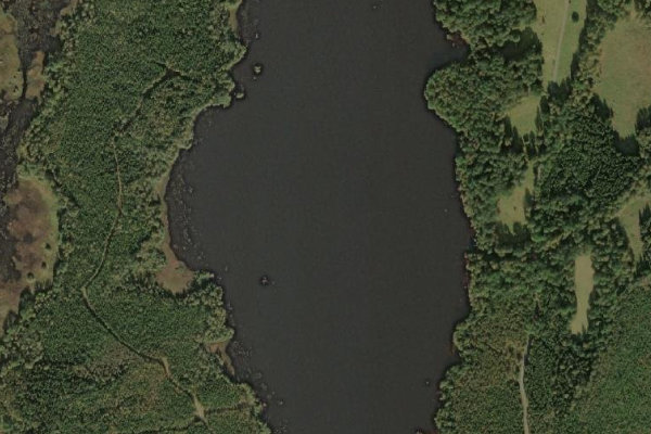 Image satellite des environs de Målasjön