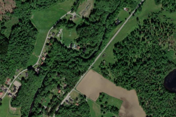 Image satellite des environs de Lyckebyån – Johansfors