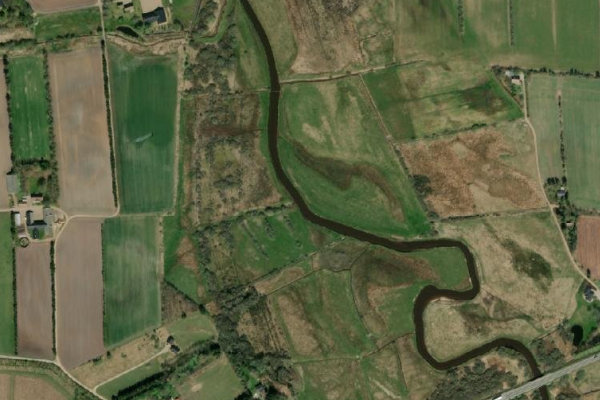 Image satellite des environs de Karup Å