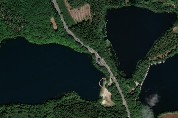 Image satellite des environs de Almind Sø