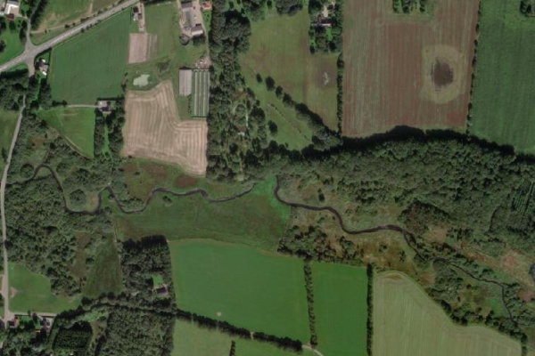 Image satellite des environs de Holme Å