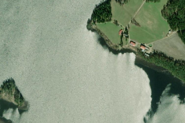 Image satellite des environs de Suurijärvi