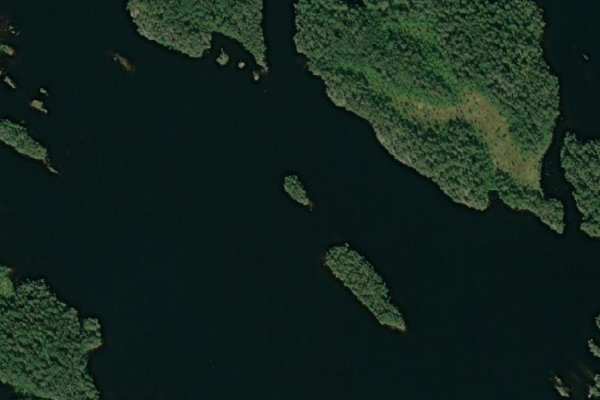 Image satellite des environs de Sorsavesi