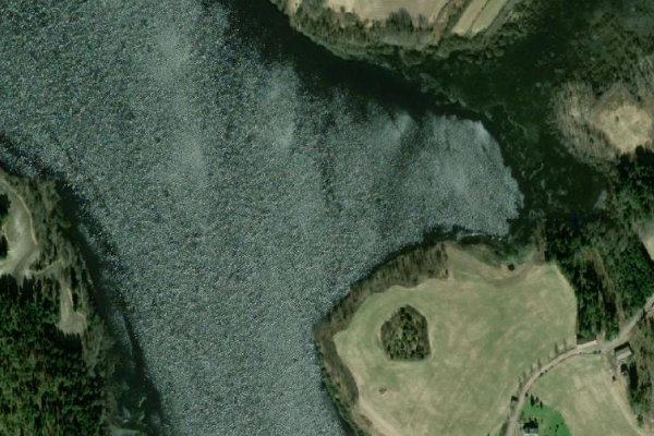 Image satellite des environs de Vesajärvi