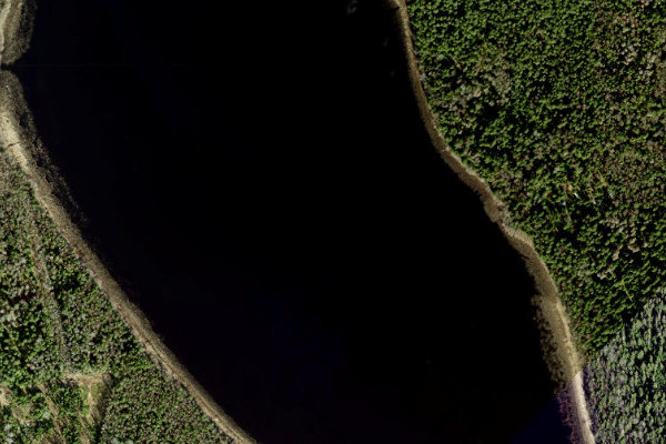 Image satellite des environs de Lohja järv