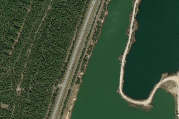 Image satellite des environs de Männiku järv