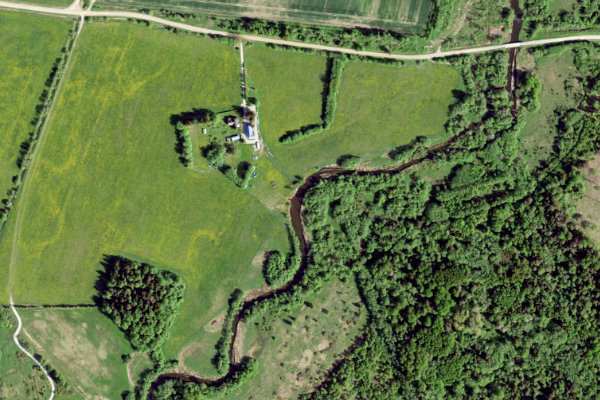 Image satellite des environs de Vigala jõgi