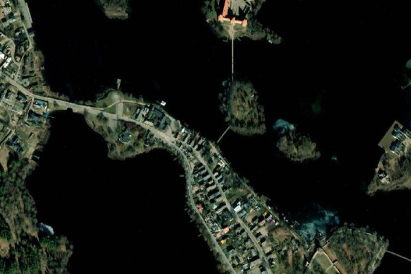 Image satellite des environs de Galvės ež.
