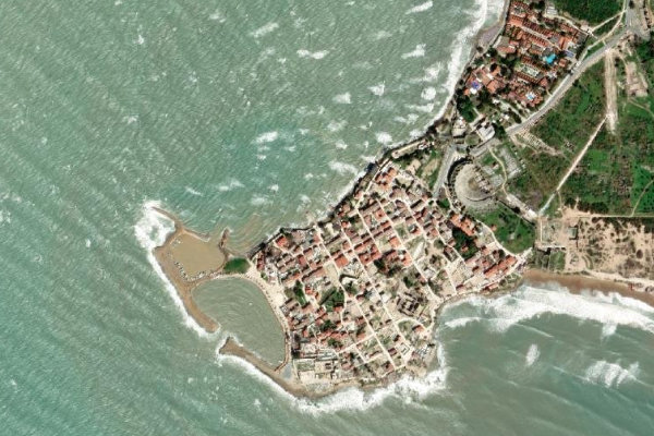 Image satellite des environs de Liman Hamami