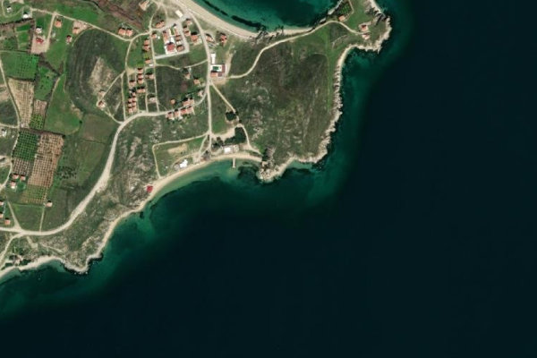 Image satellite des environs de Altınkum Plajı