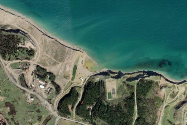 Image satellite des environs de Ergene Sahili
