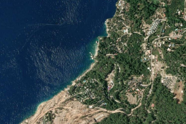 Image satellite des environs de Rups