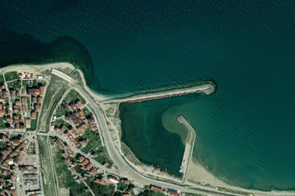 Image satellite des environs de Türkeli Limanı Dış Kıyısı