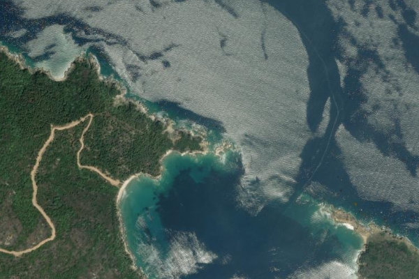 Image satellite des environs de Ákra Elévthera