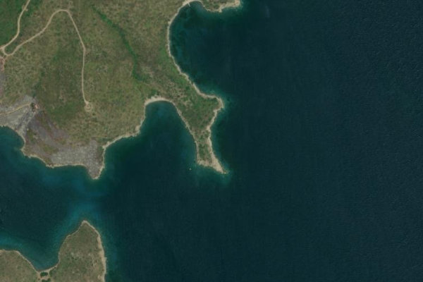 Image satellite des environs de Akrotíri
