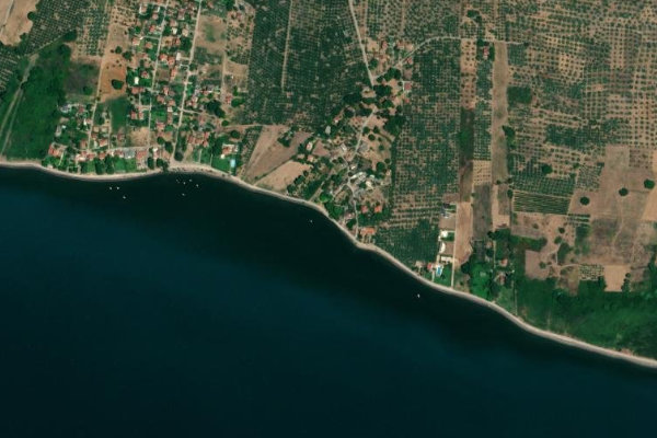Image satellite des environs de Kouvéla