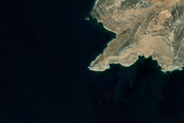 Image satellite des environs de Ákra Strófilas