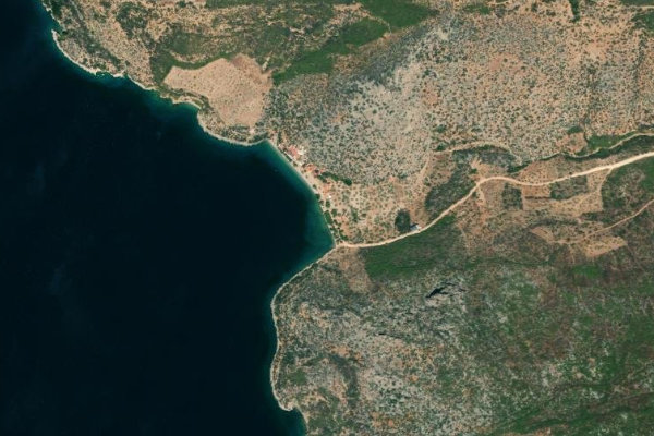 Image satellite des environs de Kalamáki