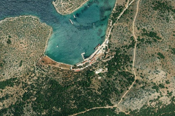 Image satellite des environs de Panormitis Port