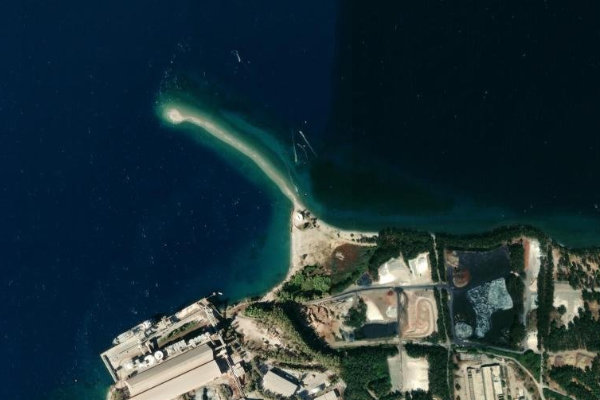 Image satellite des environs de Ákra Drépano
