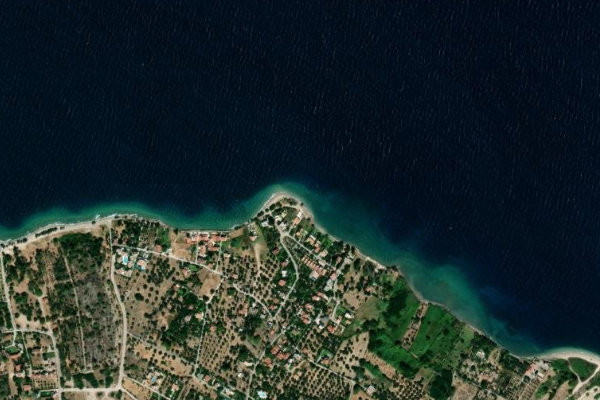 Image satellite des environs de Ákra Salmeníkos
