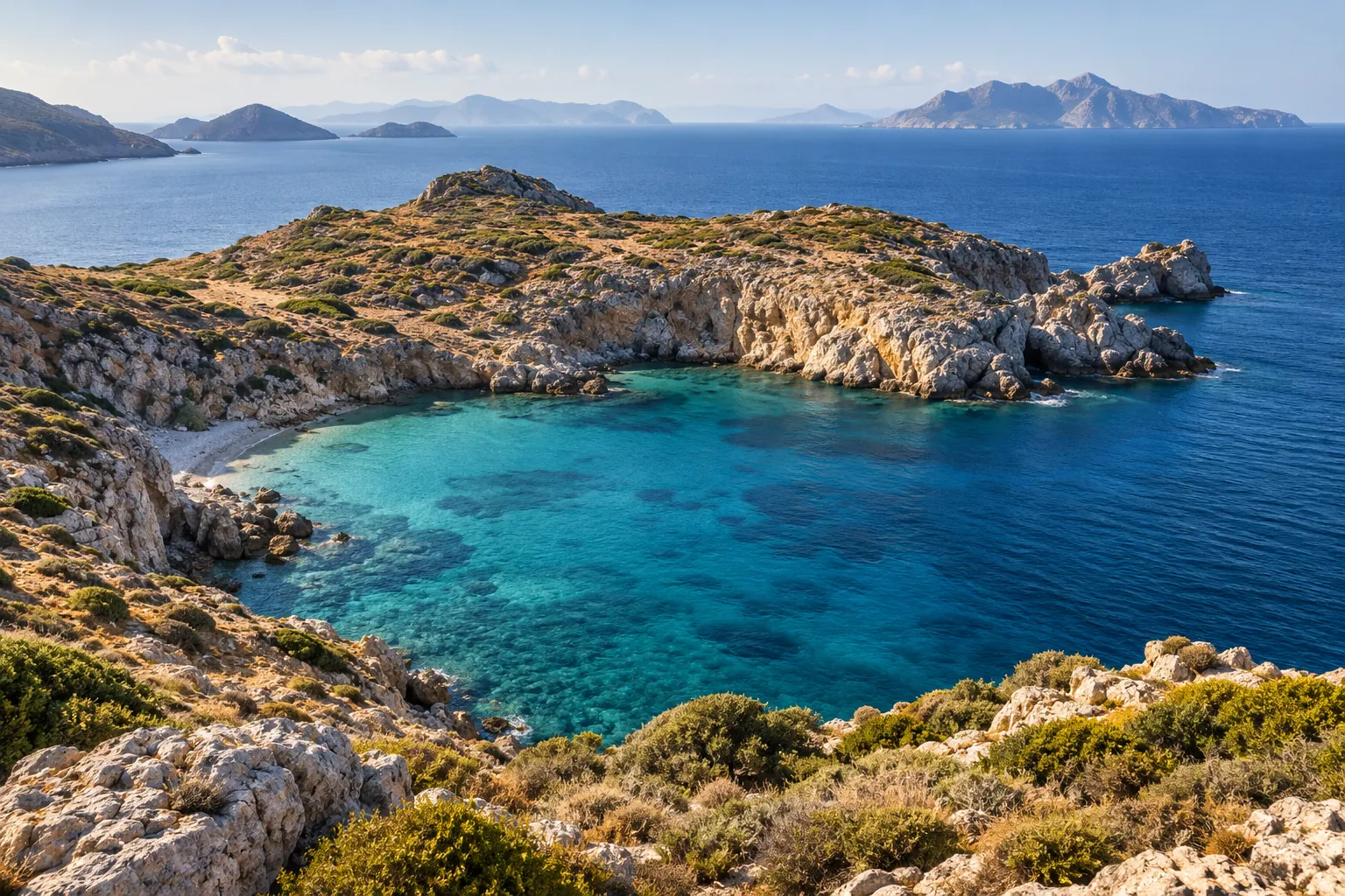 Égée centrale et méridionale — le littoral