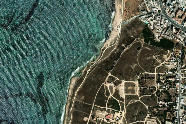 Immagine satellitare dei dintorni di Lighthouse Beach