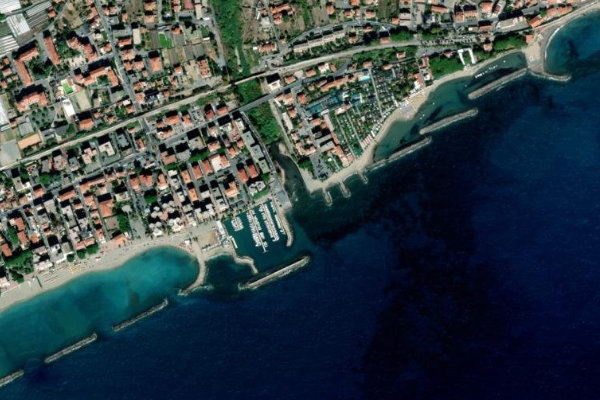 Immagine satellitare dei dintorni di Steria