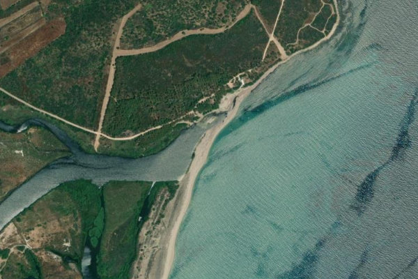 Immagine satellitare dei dintorni di Riu Pasada