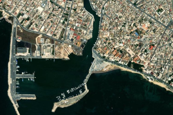 Immagine satellitare dei dintorni di Mazaro