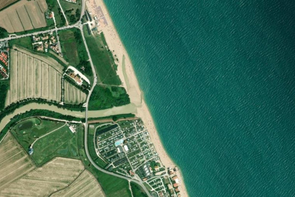 Immagine satellitare dei dintorni di Musone