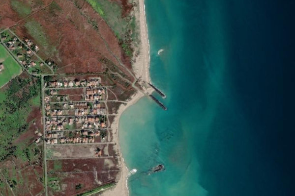 Immagine satellitare dei dintorni di Canale Buttaceto