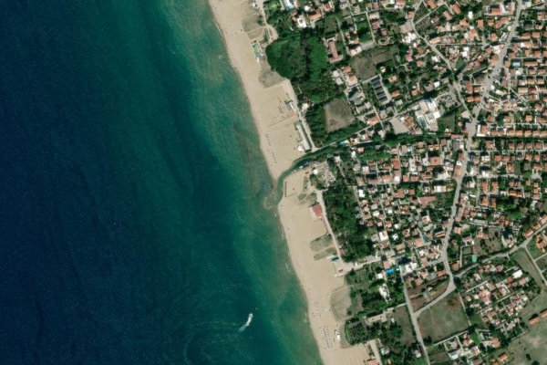 Immagine satellitare dei dintorni di Trabe