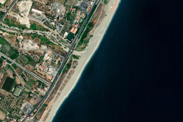 Immagine satellitare dei dintorni di Fiumara Novito