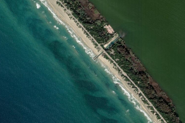 Immagine satellitare dei dintorni di Foce di San Niccolò