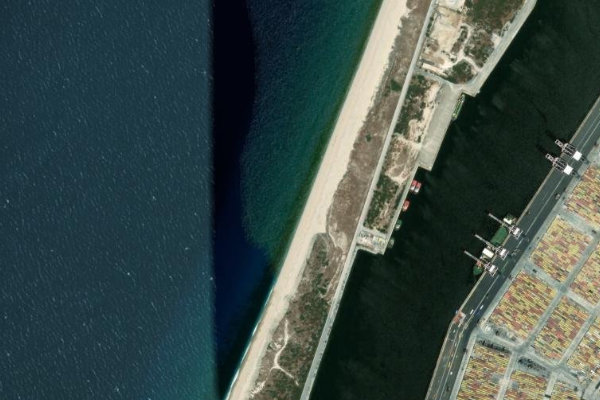 Immagine satellitare dei dintorni di Medcenter Container Terminal