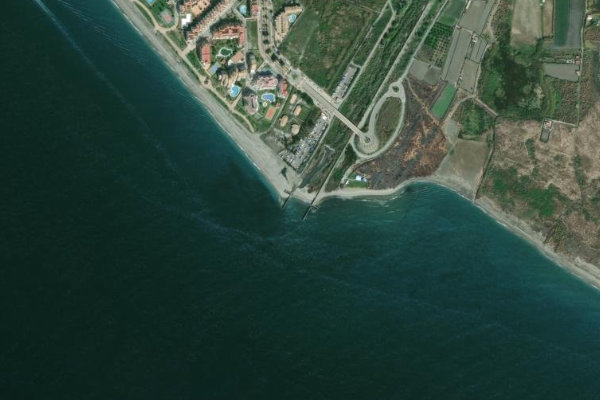 Immagine satellitare dei dintorni di Río Guadalfeo