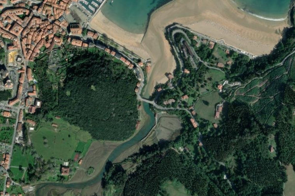Immagine satellitare dei dintorni di Lea ibaia