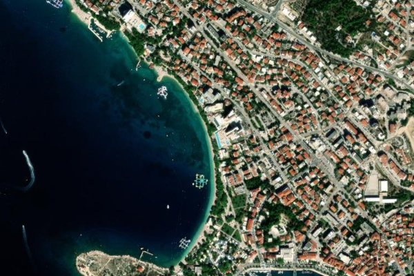 Immagine satellitare dei dintorni di Donja Luka