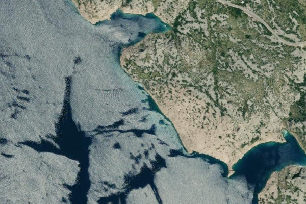 Immagine satellitare dei dintorni di Špijaljka