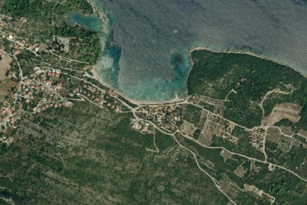 Immagine satellitare dei dintorni di Trpanj