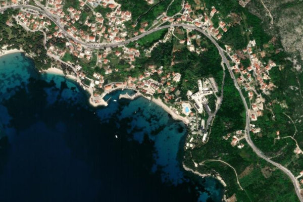 Immagine satellitare dei dintorni di Mlini