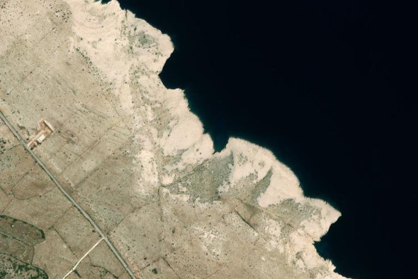 Immagine satellitare dei dintorni di Borovićevi stani