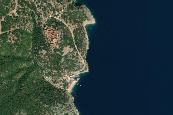 Immagine satellitare dei dintorni di Beli