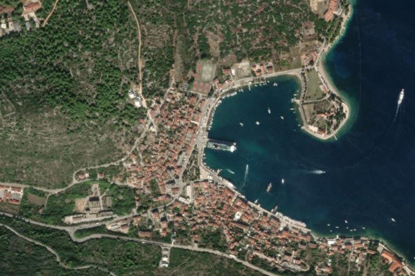 Immagine satellitare dei dintorni di Vis